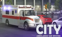 City Ambulance Car Driving